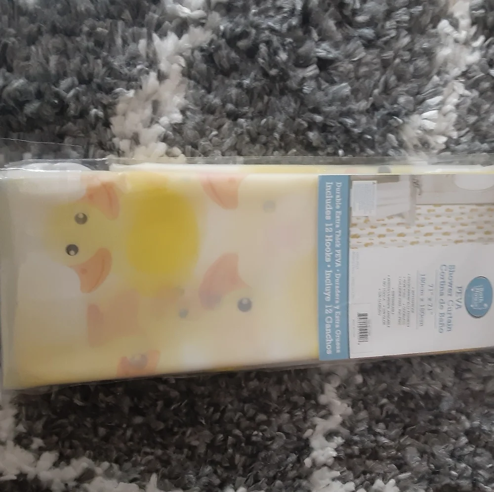 Rubber Duckie Shower Curtain 71x71